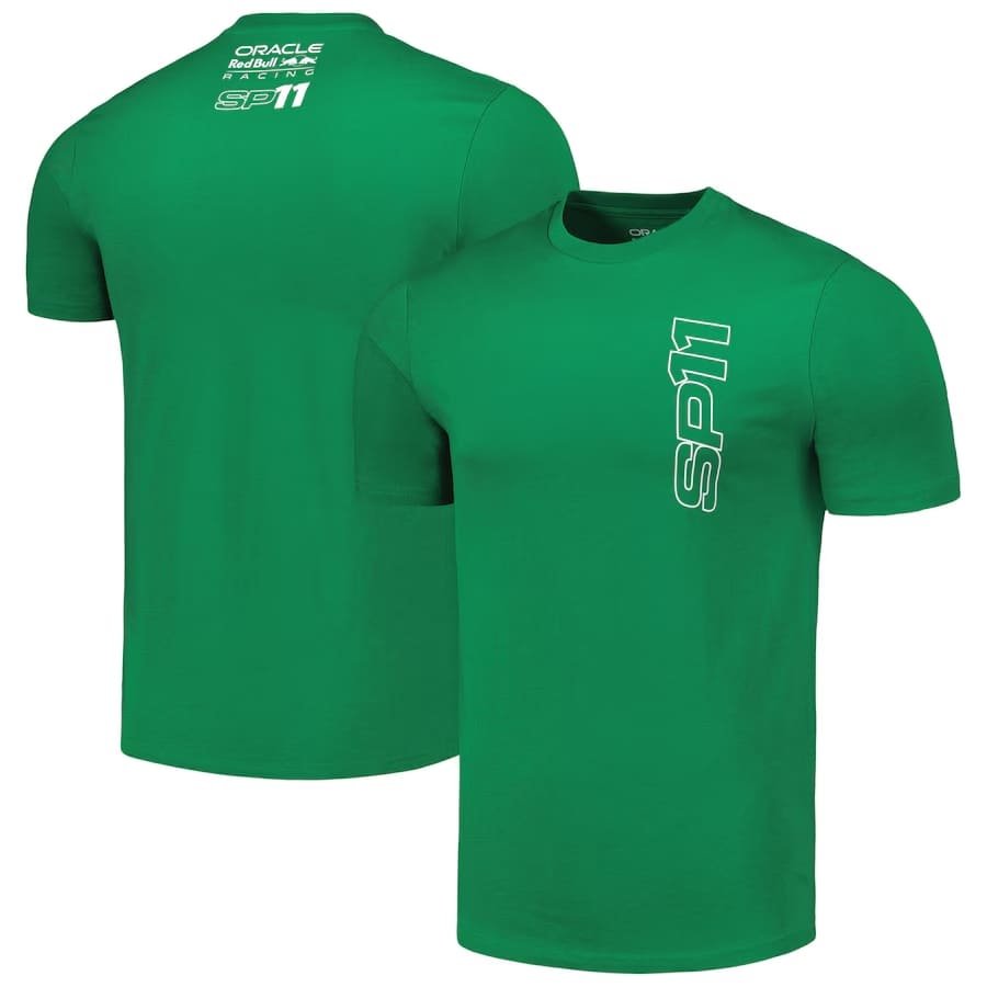 CAMISETA ORACLE RED BULL RACING SERGIO PÈREZ VERDE - Imagen 3