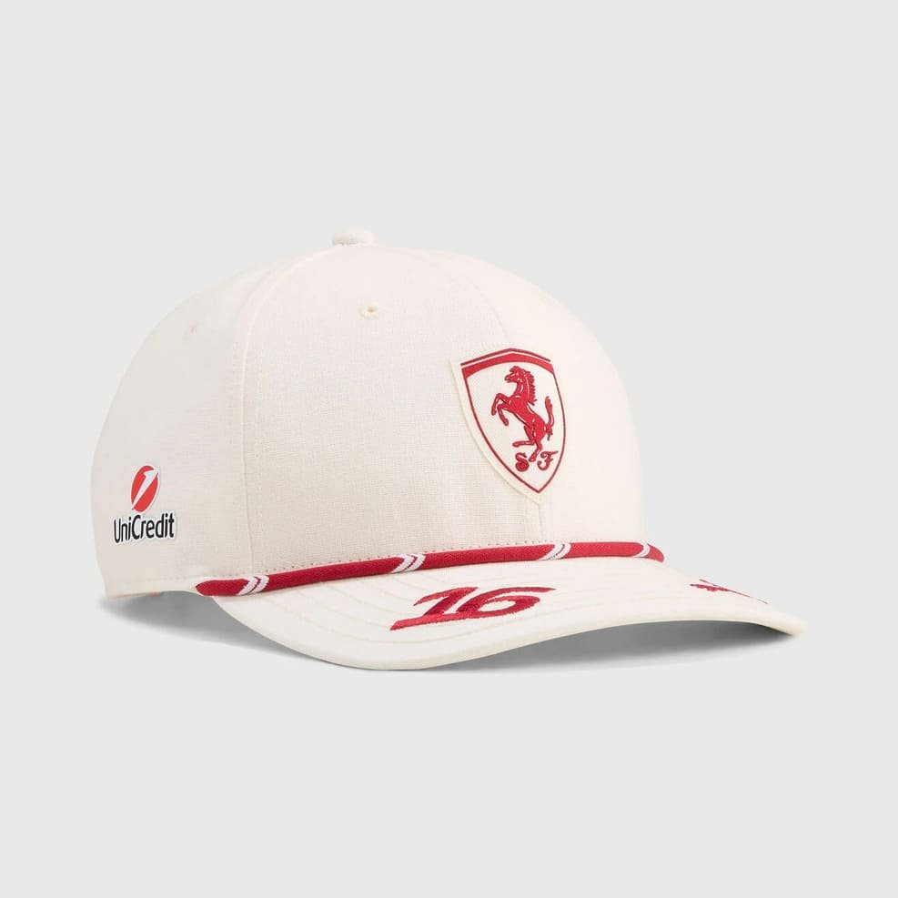 GORRA FERRARI CHARLES LECLERC MONACO GP 2026