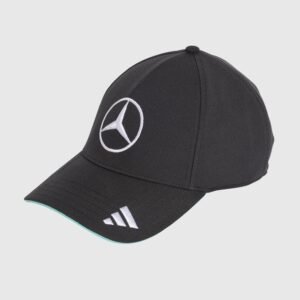 GORRA DEL EQUIPO MERCEDES 2026 NEGRA